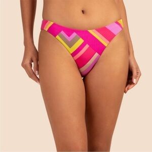 Trina Turk Waltz Reversible French Cut Bikini Bottom